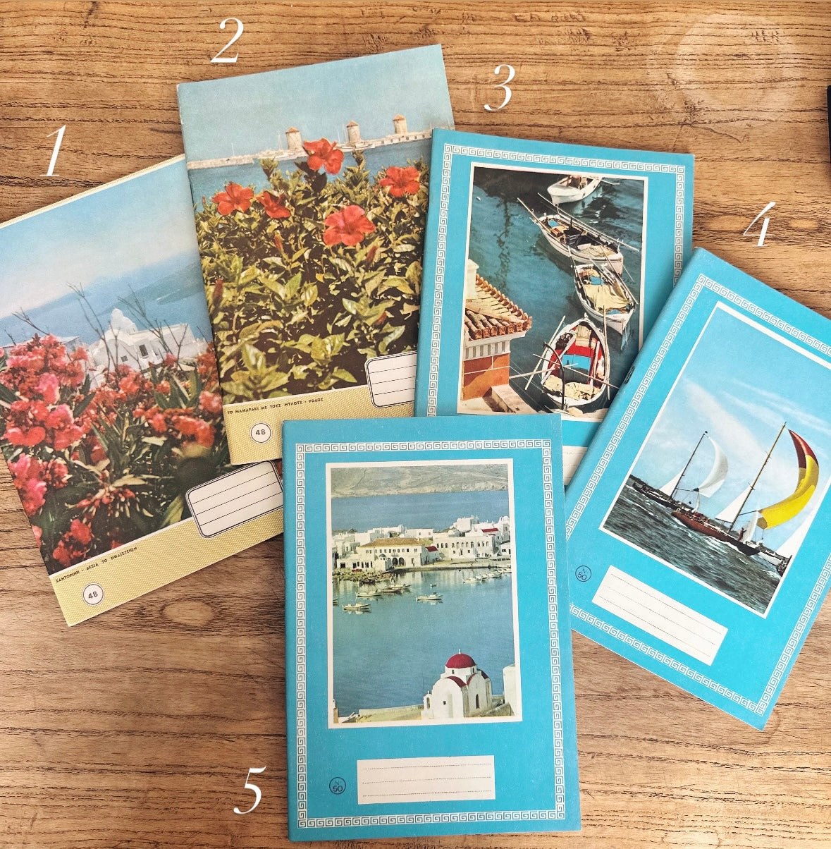 1950s Vintage Greek Notebooks