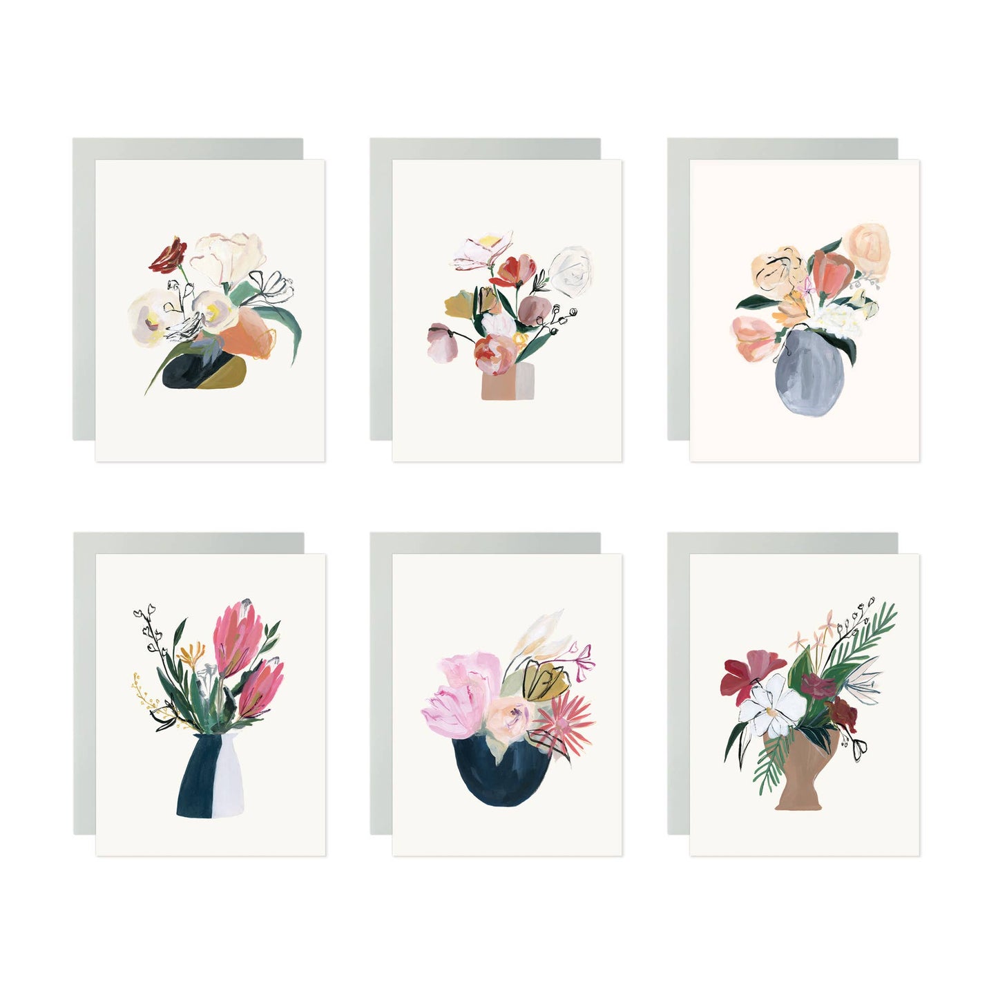 Our Heiday - Bouquet Series Assorted Card Set