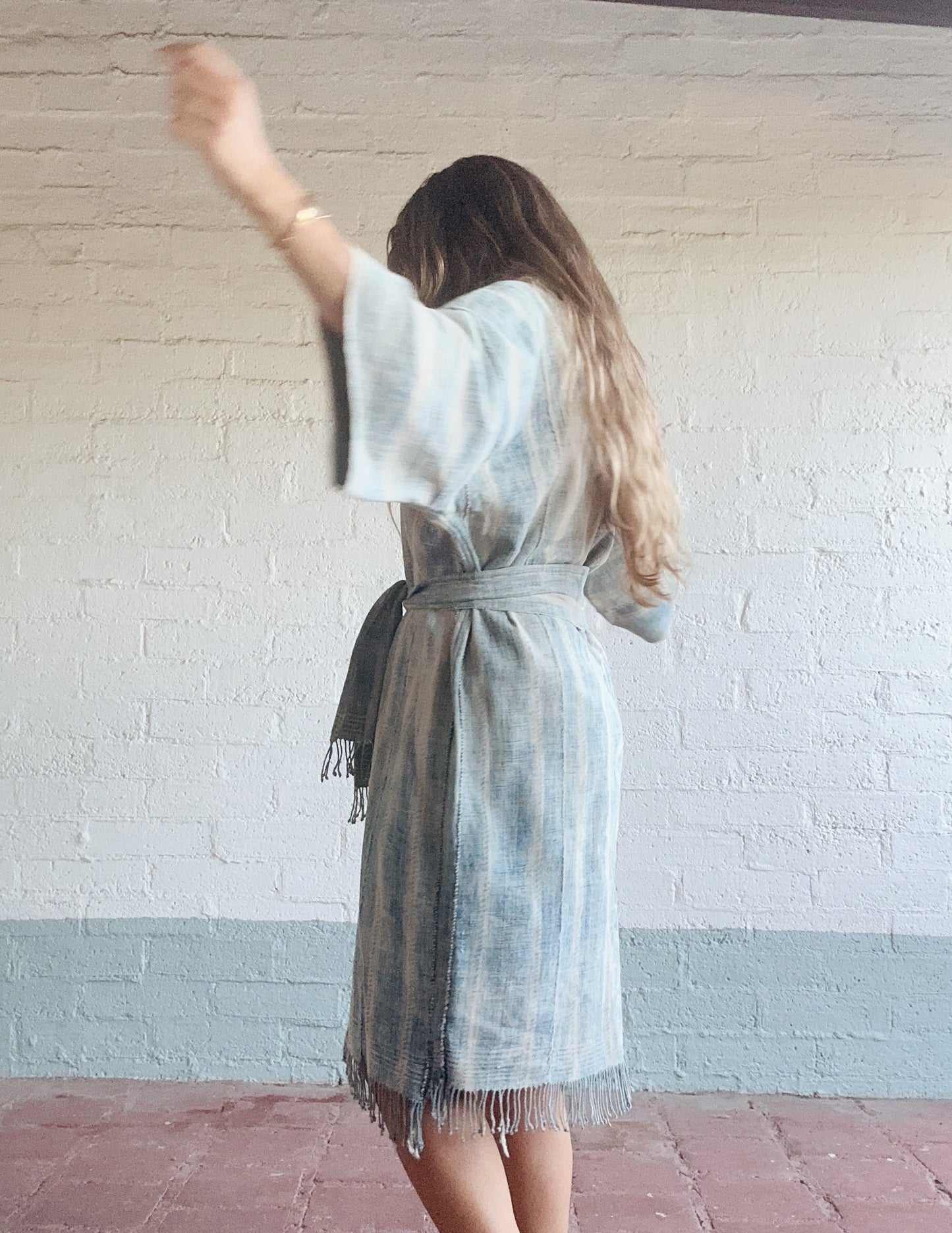 Handmade Mesa Dress in Vintage African Indigo by Summer Vega