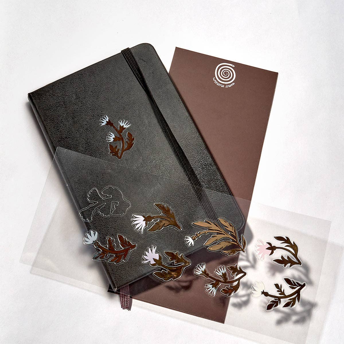 WINONA IRENE - Mini Thistle Flower Gold Foil Sticker Sheet