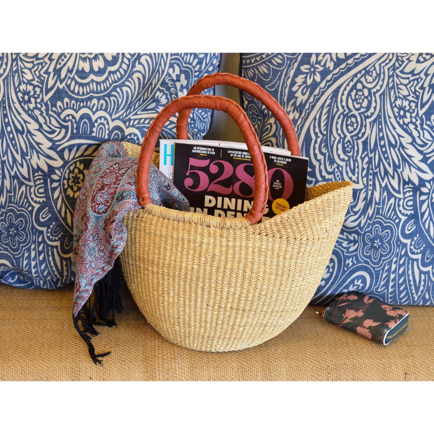 Ti-a Woven Goods - Petite Shopper Basket in Natural