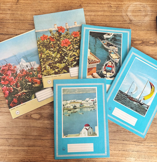1950s Vintage Greek Notebooks