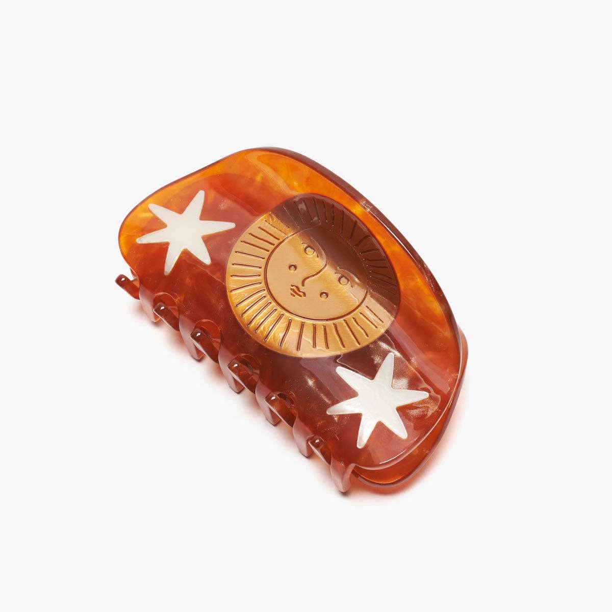 WINONA IRENE - Hemera Golden Astrology Sun and Stars Shimmer Hair Claw