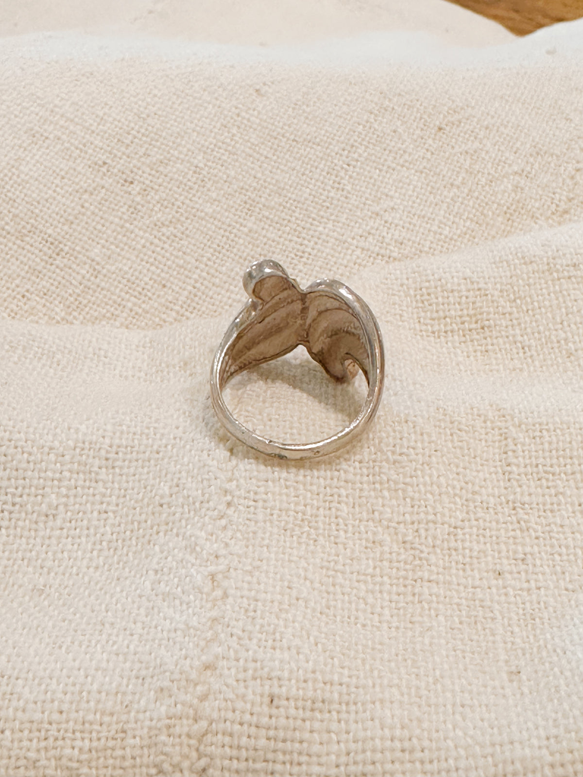 Vintage, Spanish sterling sculptural ring