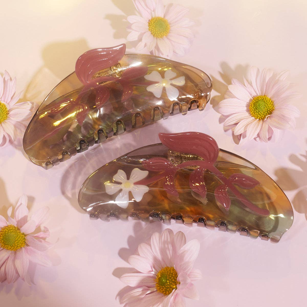 WINONA IRENE - Women's Chloris Floral Wildflower Large Multicolor Claw