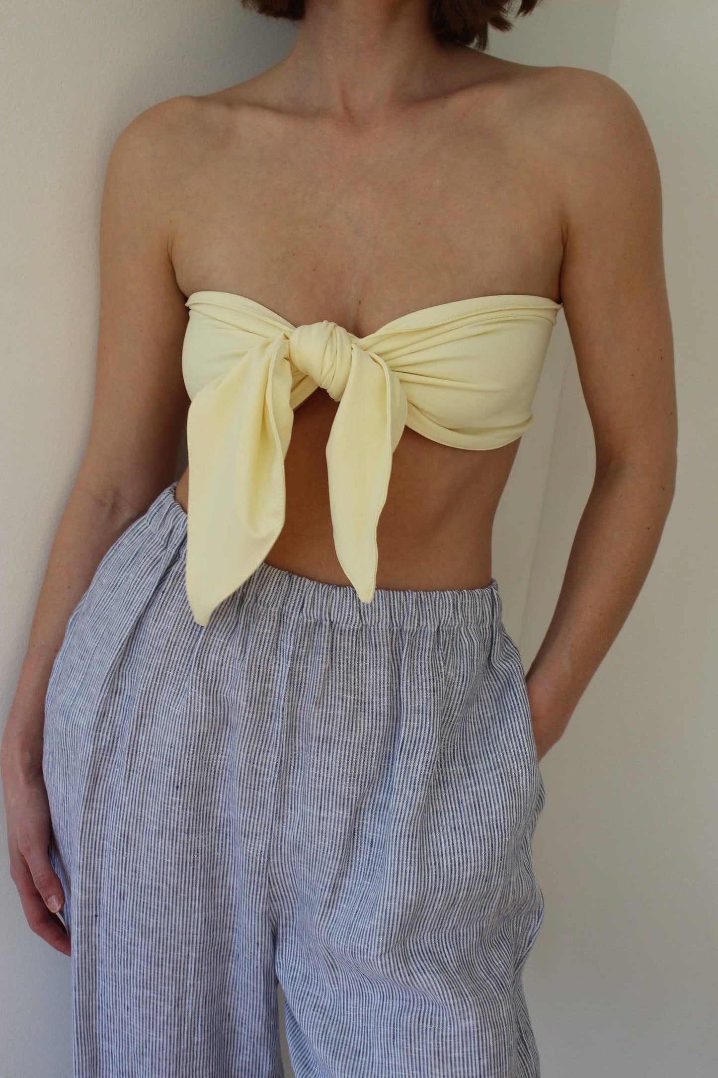 Na Nin - Anita Swim Bandeau: Eggshell