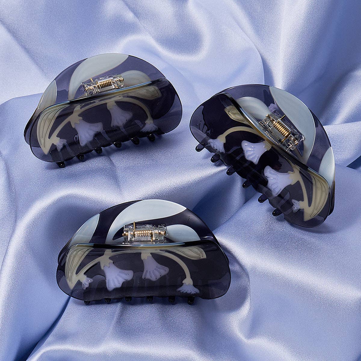 WINONA IRENE - Moonflower Vine Women's Acetate Hair Claw Accessory