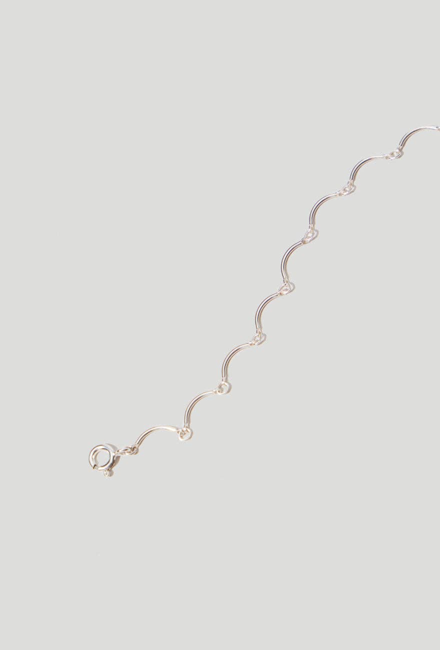 Maslo Jewelry - Scallop Bracelet Sterling Silver