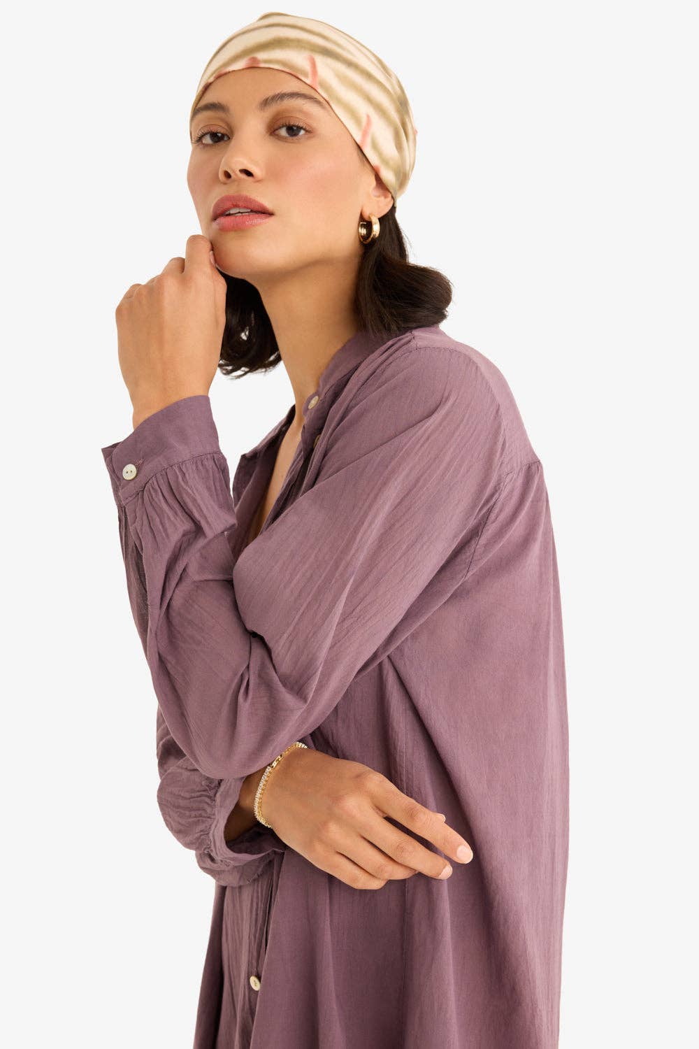 The Romi Dress in Aubergine - Marché