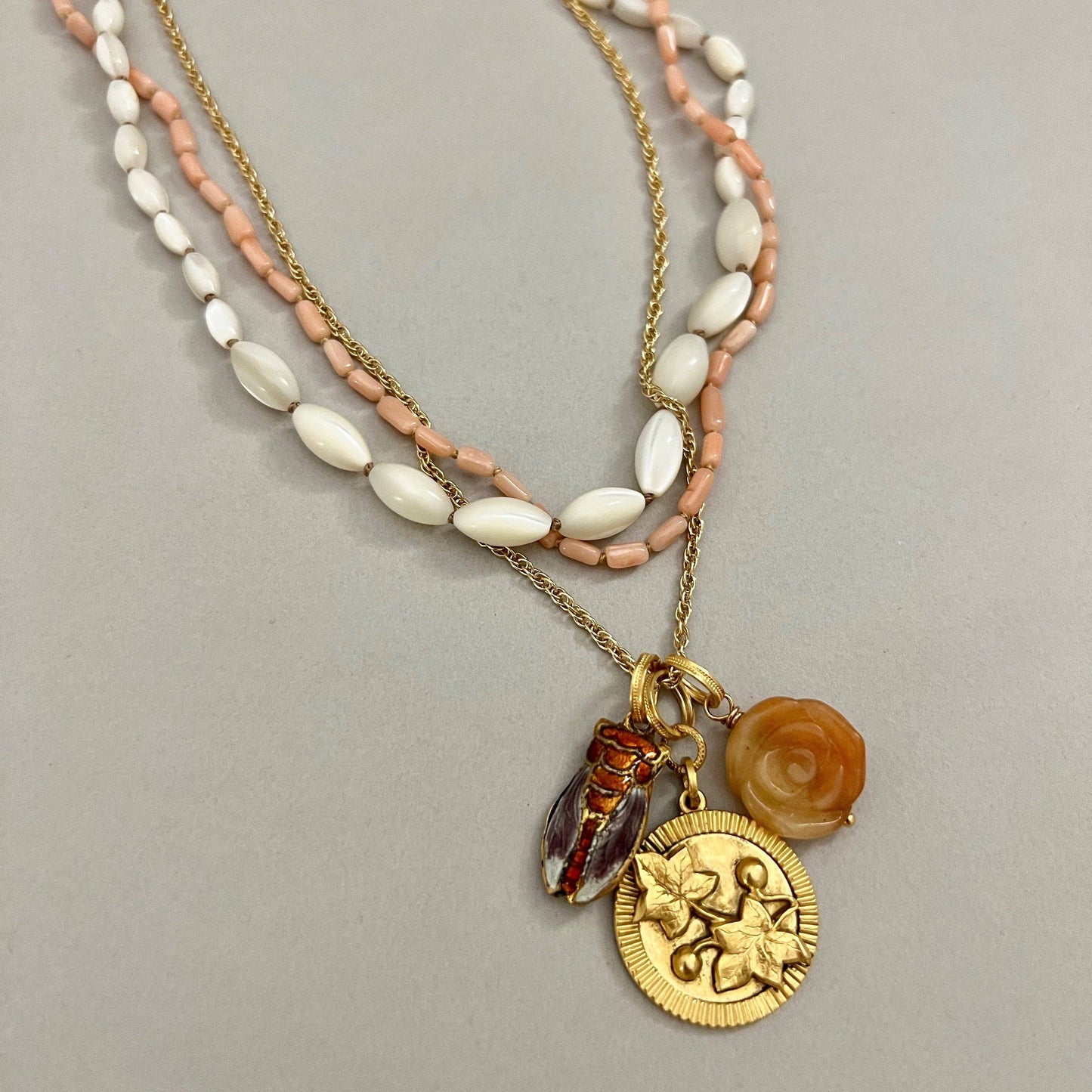 Sandrine France Studio - Gianna Necklace: 22"