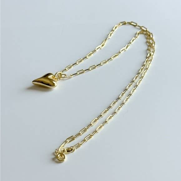 Tramps+Thieves - Mon Amour Necklace : Gold Vermeil