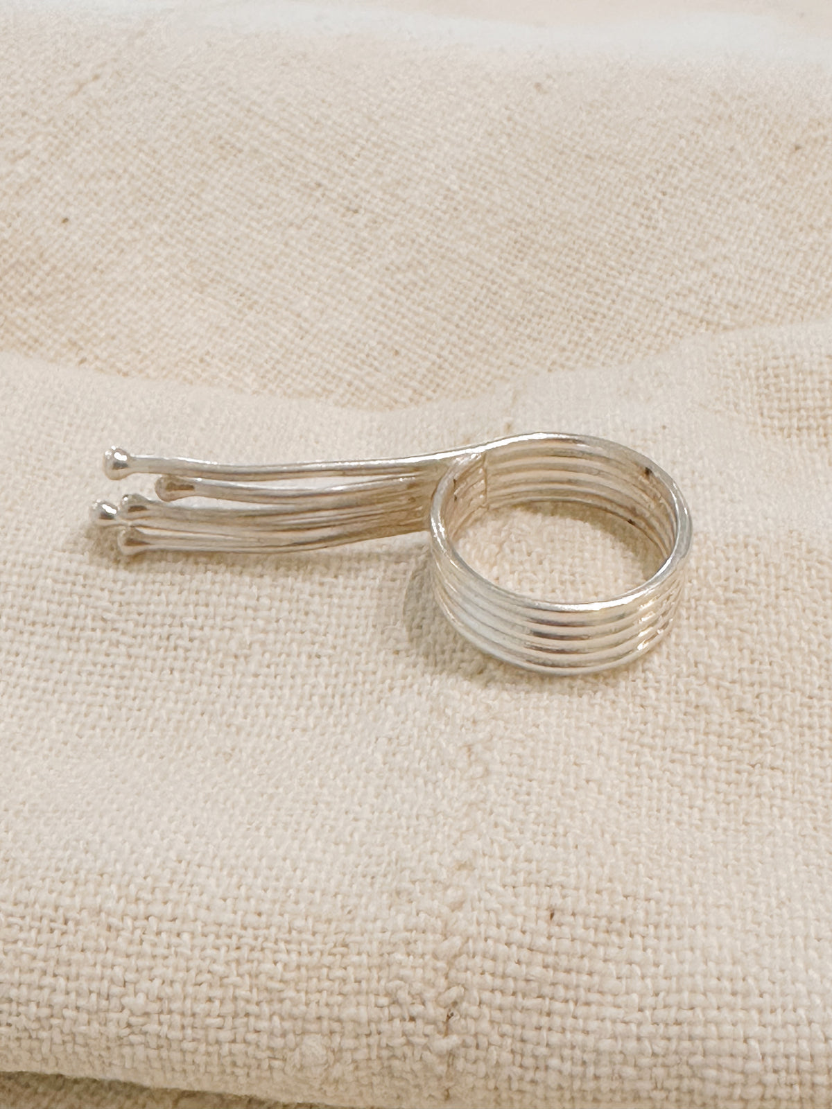 Vintage, Spanish sterling comet ring ￼