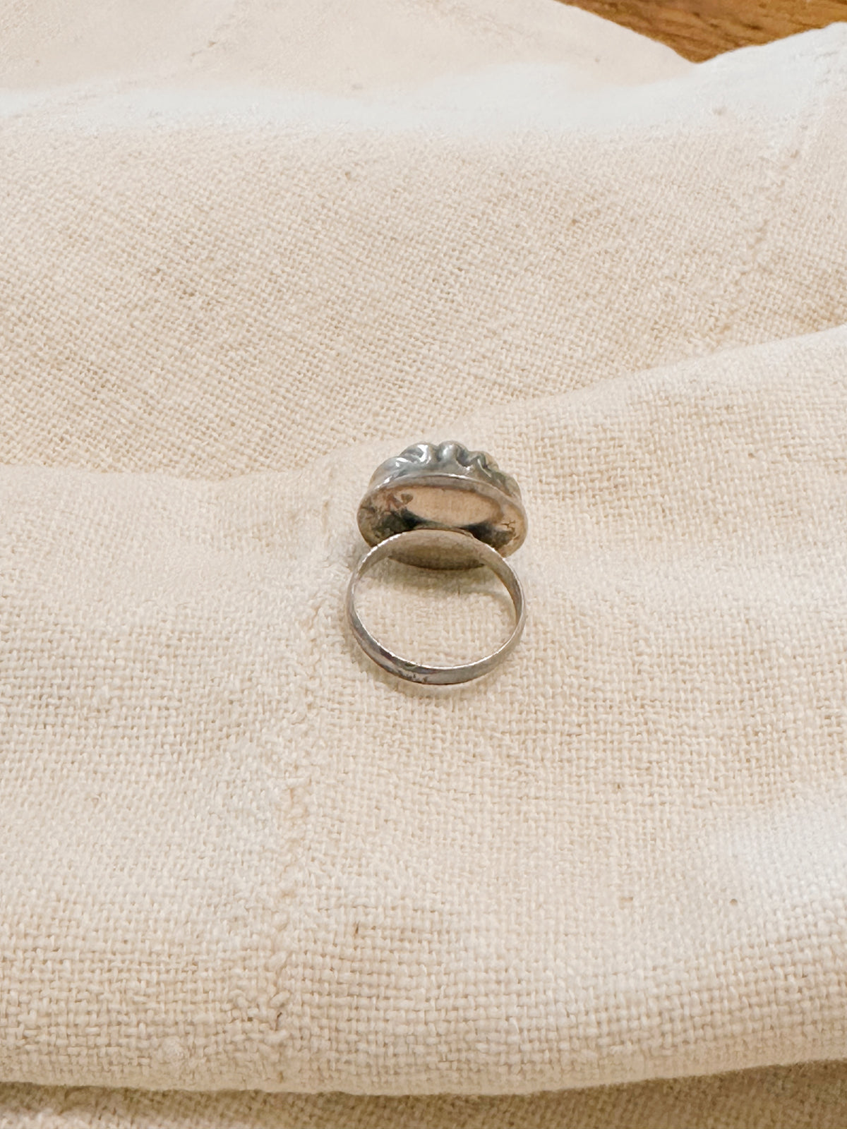 Vintage Spanish sterling dome ring