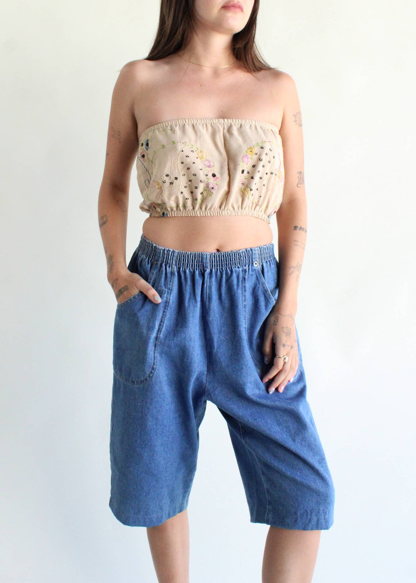 American Recycled Clothing - Embroidered Tube Top Bundle