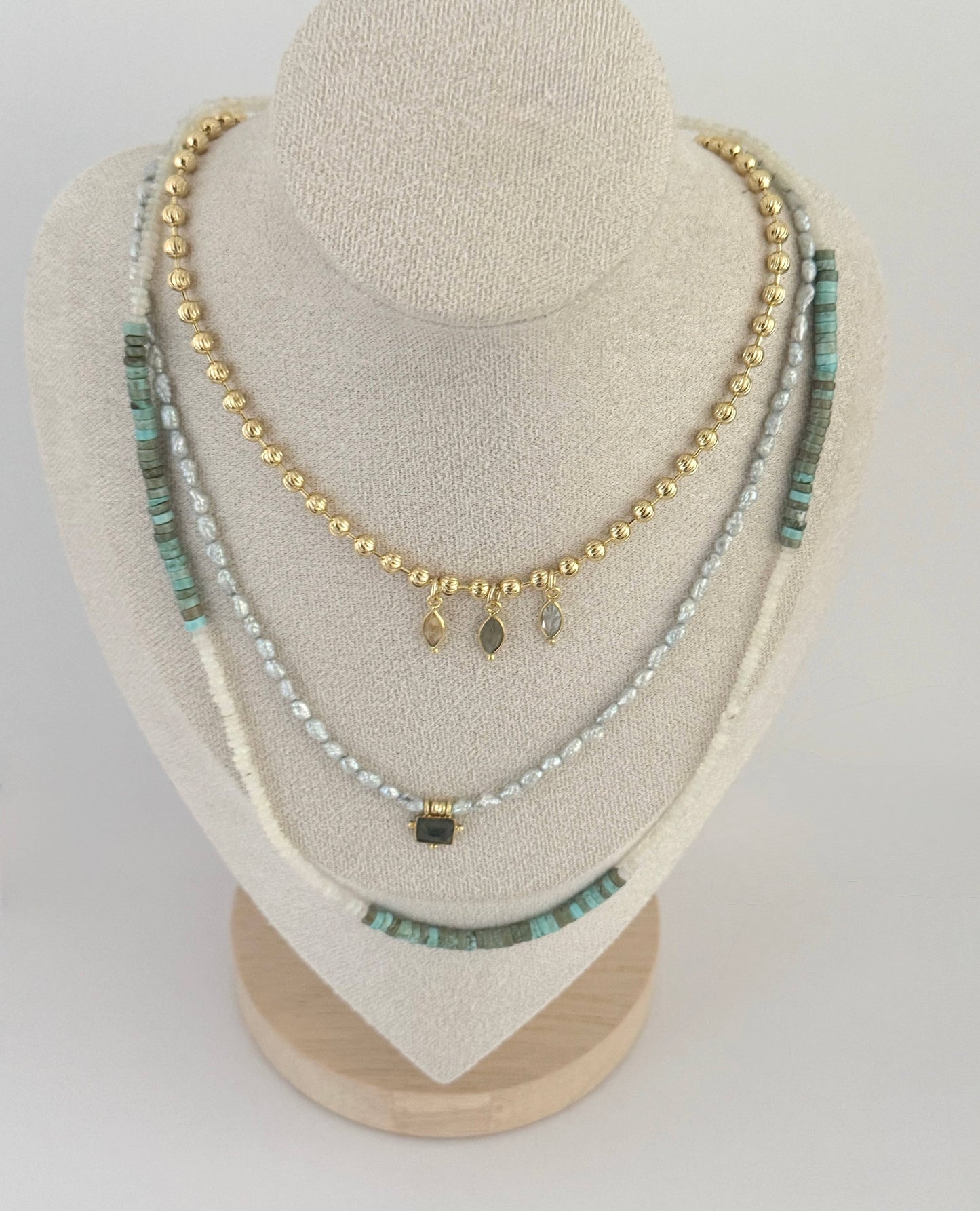 Tramps+Thieves - Turquoise & Ethiopian Opal Necklace