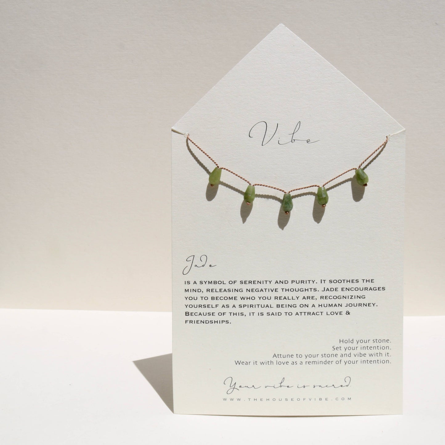 Vibe - VIBE NECKLACE | JADE 5 DROP