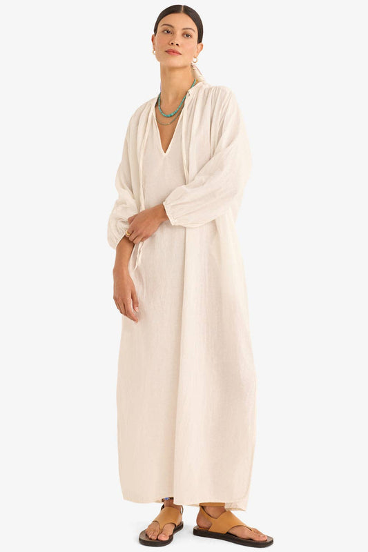 The Leah Dress in Ecru - Marché