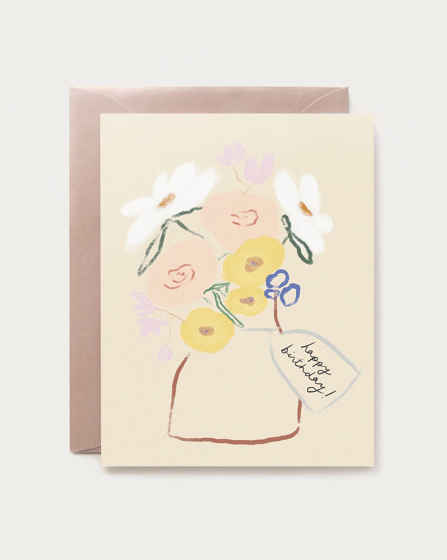 Our Heiday - Happy Birthday Vase Card