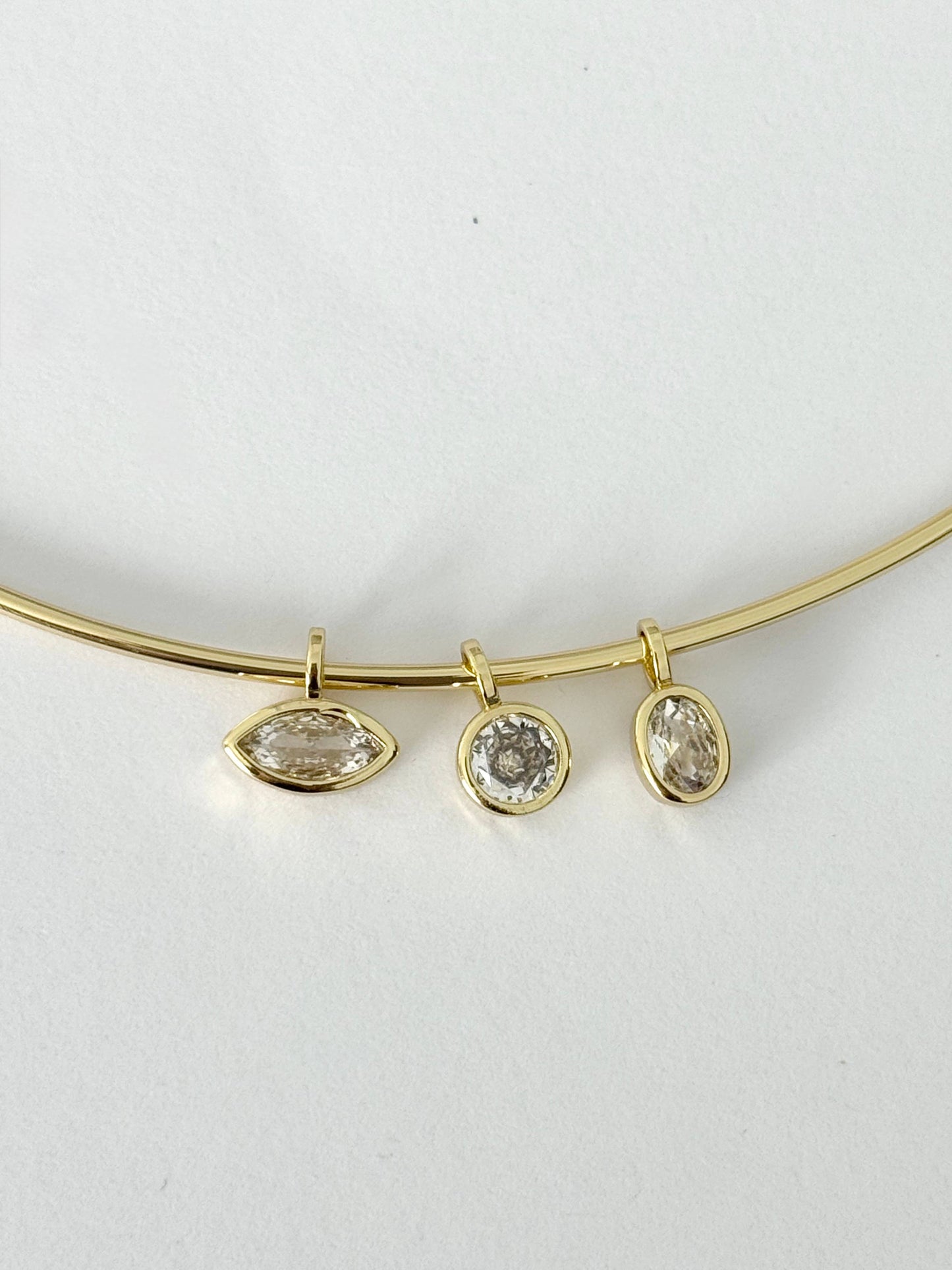 Tramps+Thieves - Bezel Charm Choker necklace 