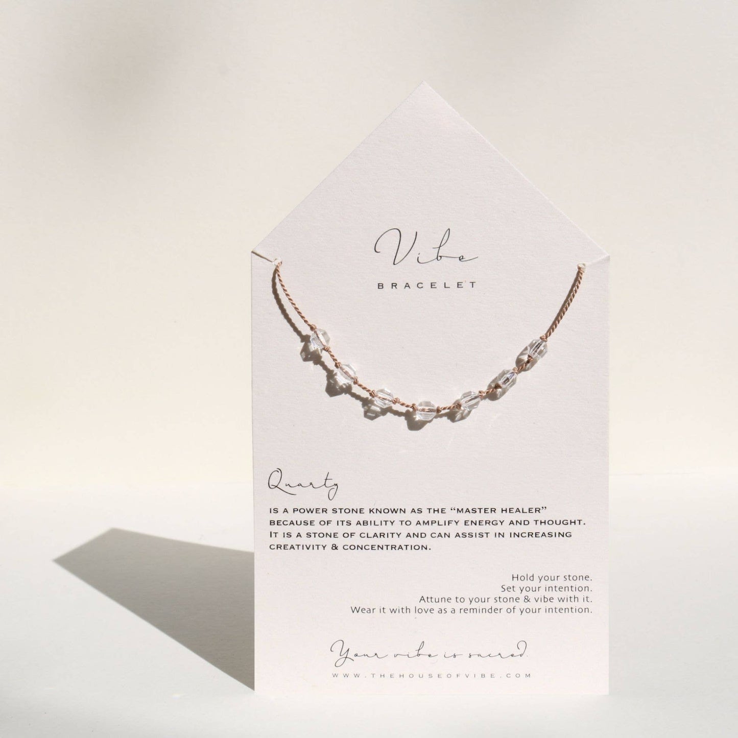 Vibe - VIBE BRACELET | QUARTZ ENERGY PRISMS