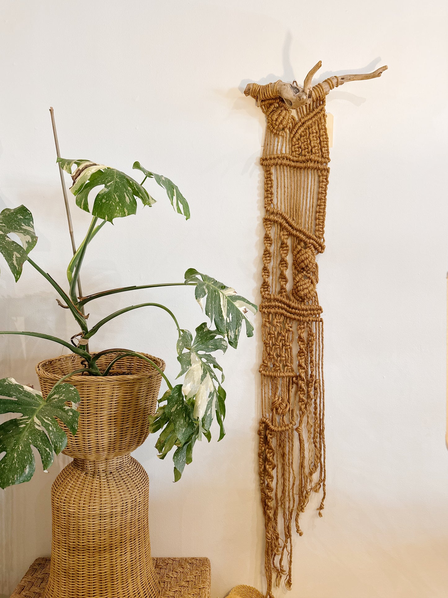 1970s Vintage Macramé Wall Hanging - reserved for Olivia
