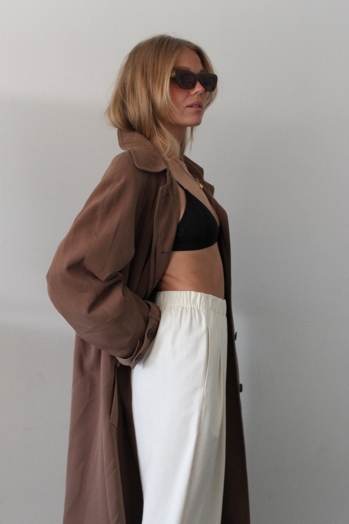 Na Nin - Lena Raw Silk Pant: Cream