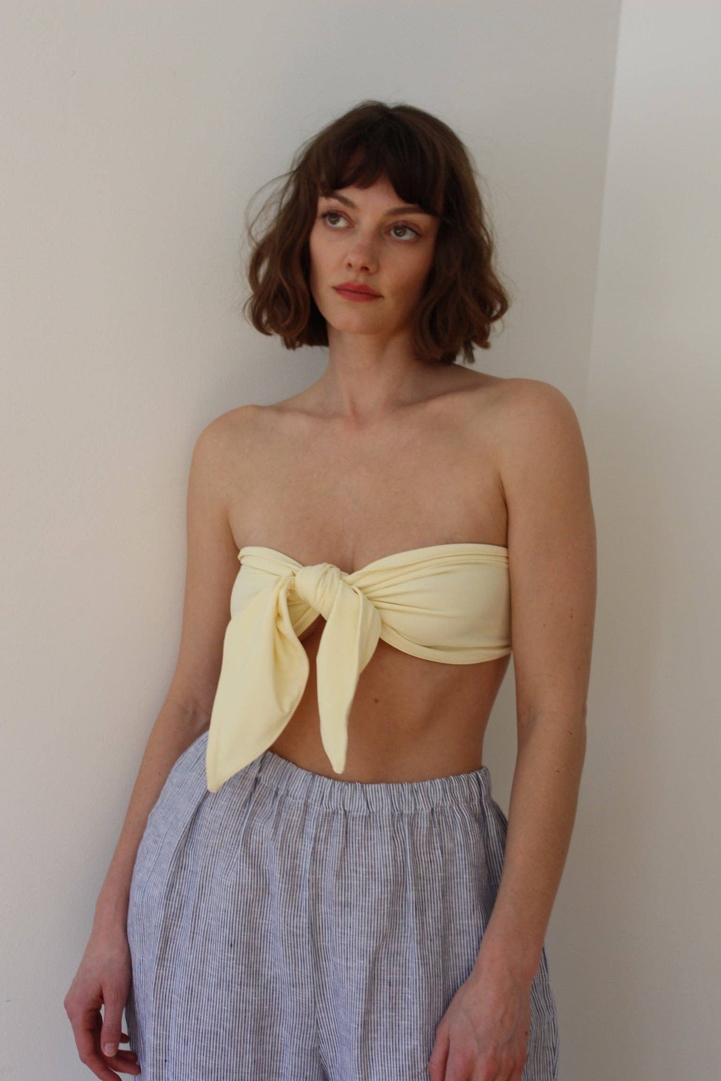 Na Nin - Anita Swim Bandeau: Eggshell