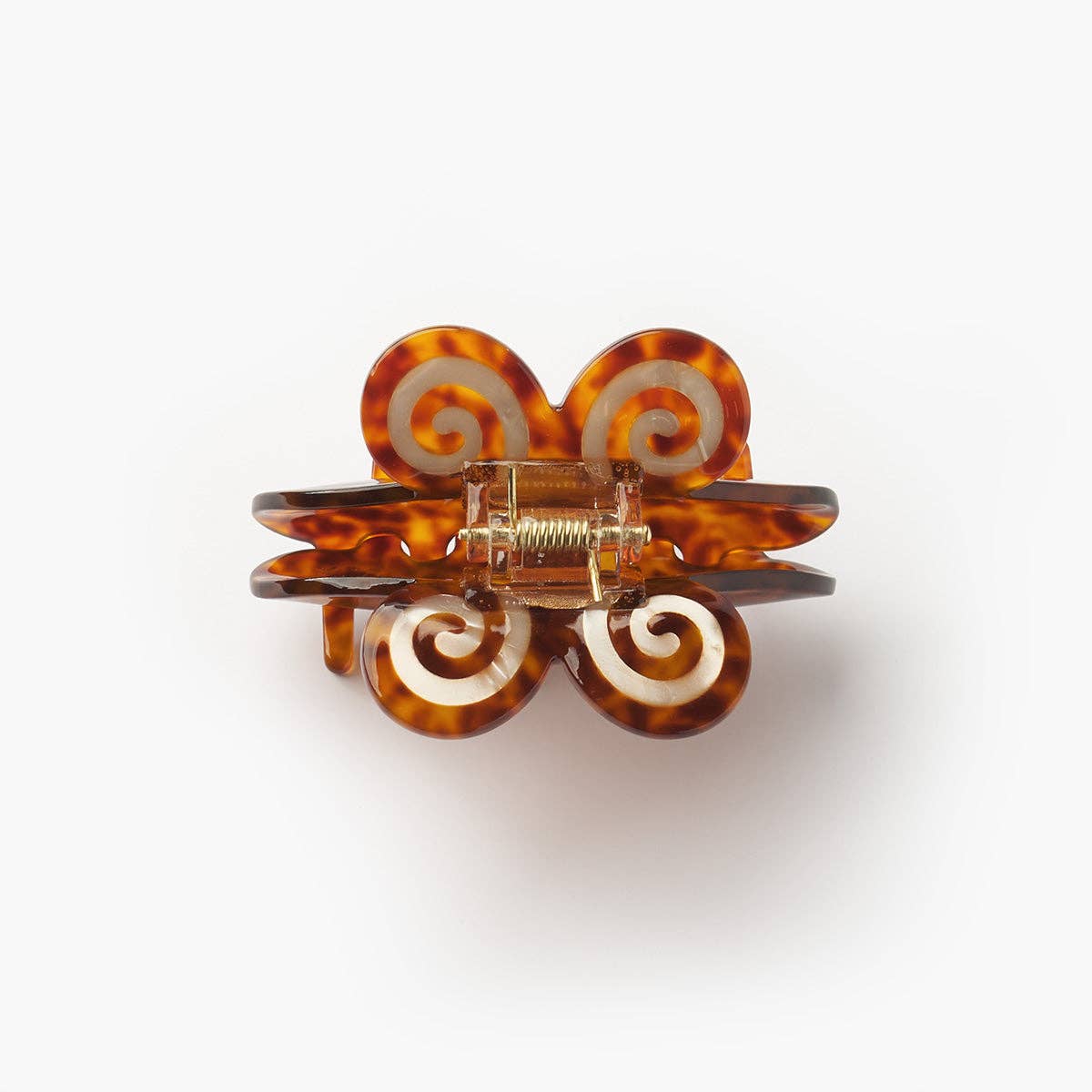 Mariposa Claw - Spiral Butterfly Tortoise Acetate Hair Clip