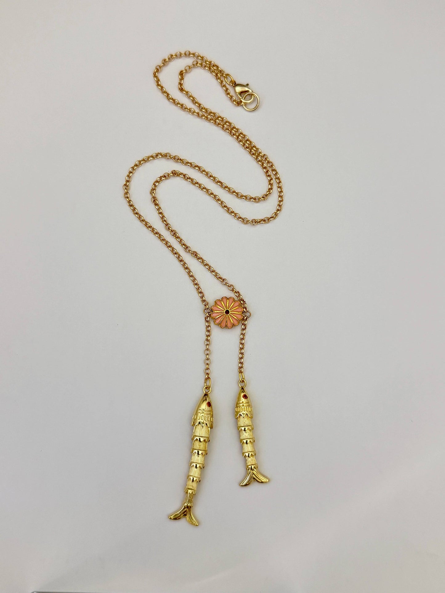 Sandrine France Studio - Double fish Necklace