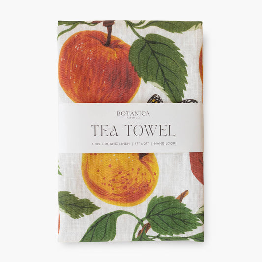 Botanica Paper Co. - APPLE ORCHARD | 100% LINEN TEA TOWEL