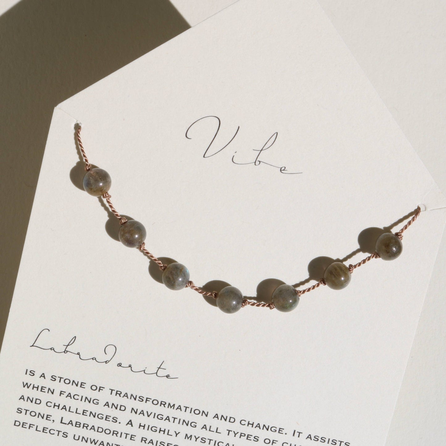 Vibe - VIBE NECKLACE | LABRADORITE 7 STONE