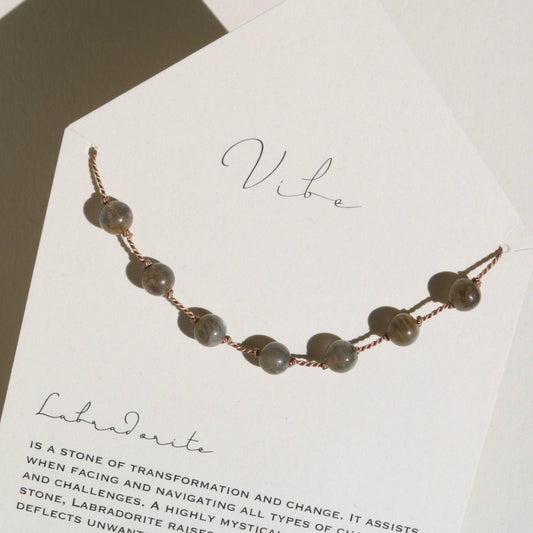 Vibe - VIBE NECKLACE | LABRADORITE 7 STONE
