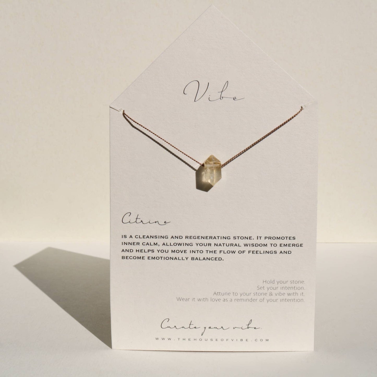 Vibe - VIBE NECKLACE | CITRINE