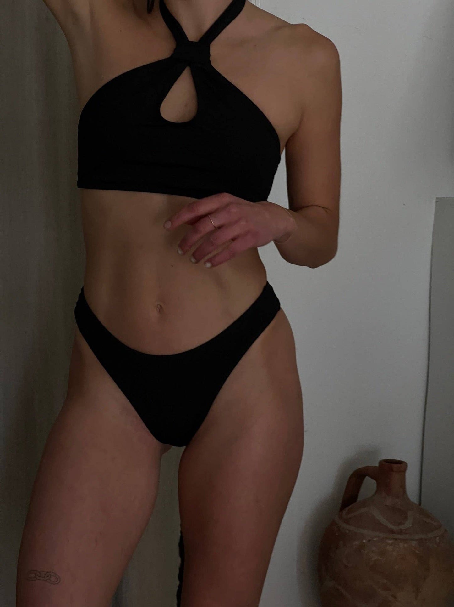 Na Nin - Nellie Bikini Swim Bottom: Eggshell / Medium