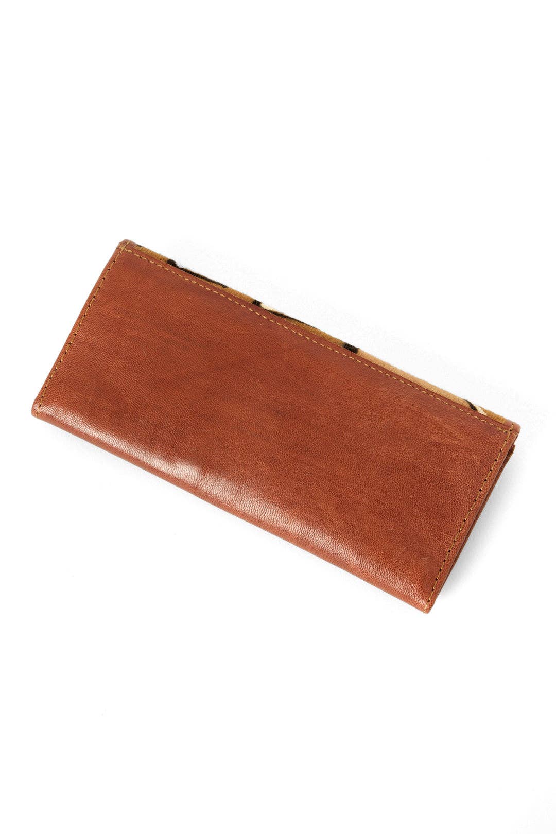 Swahili | AFRICAN MODERN - Brown Mudcloth & Leather Women's Wallet