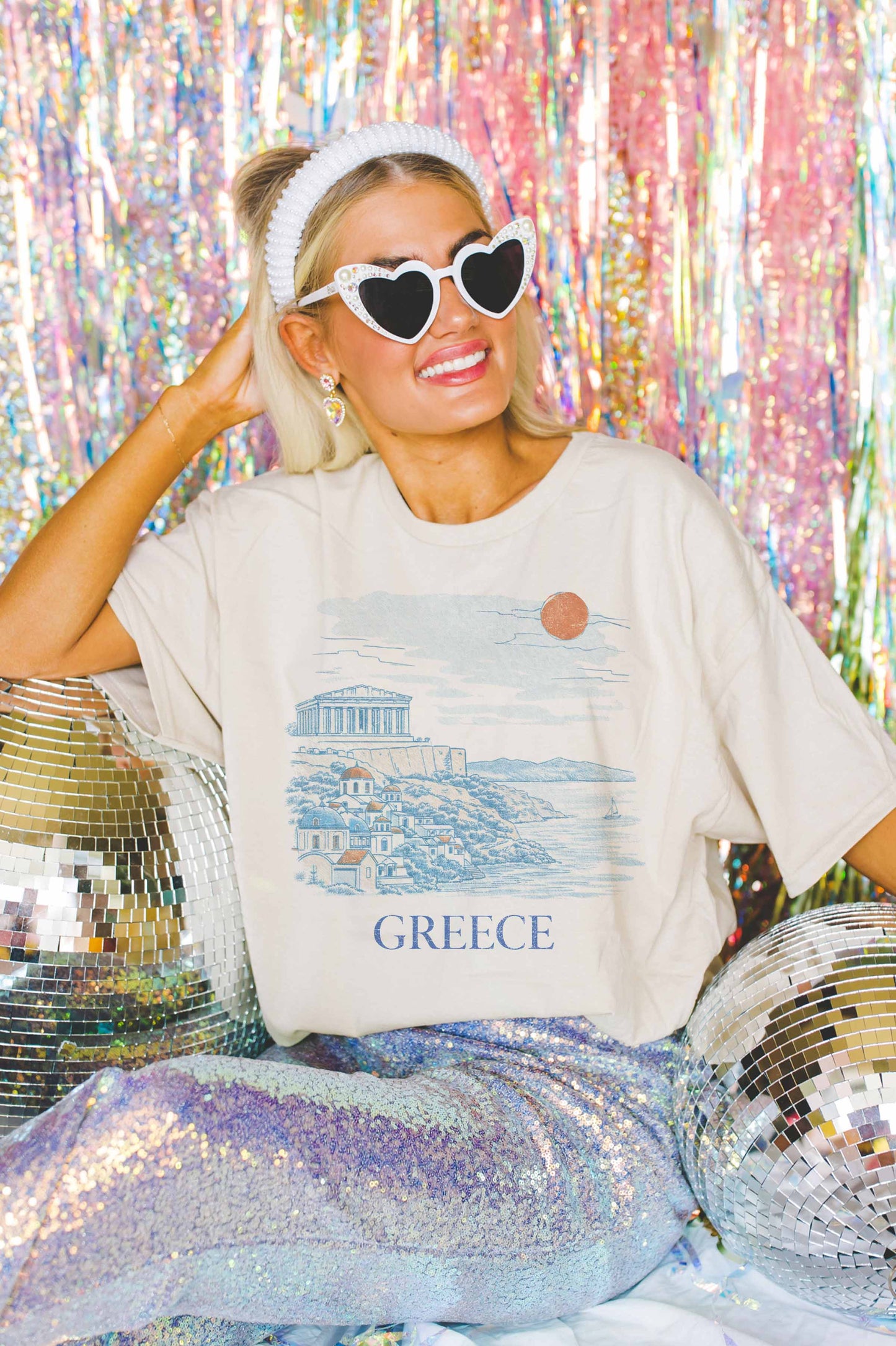 GREECE OVERSIZED TEE