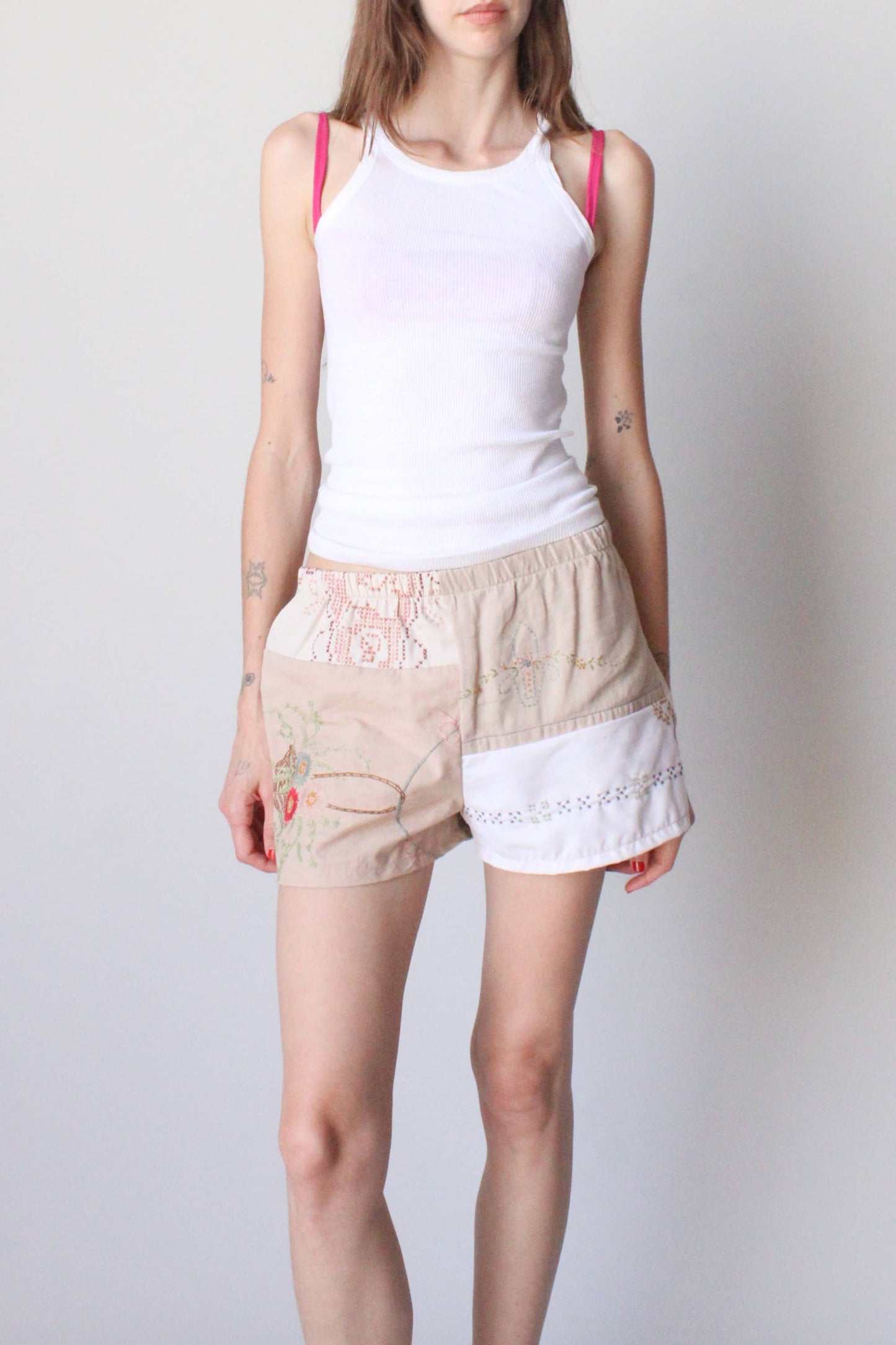 American Recycled Clothing - Embroidered Pieced Short Bundle