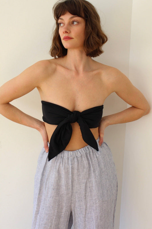 Na Nin - Anita Swim Bandeau: Black / 1