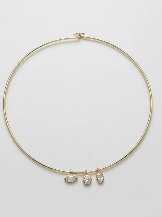 Tramps+Thieves - Bezel Charm Choker necklace 