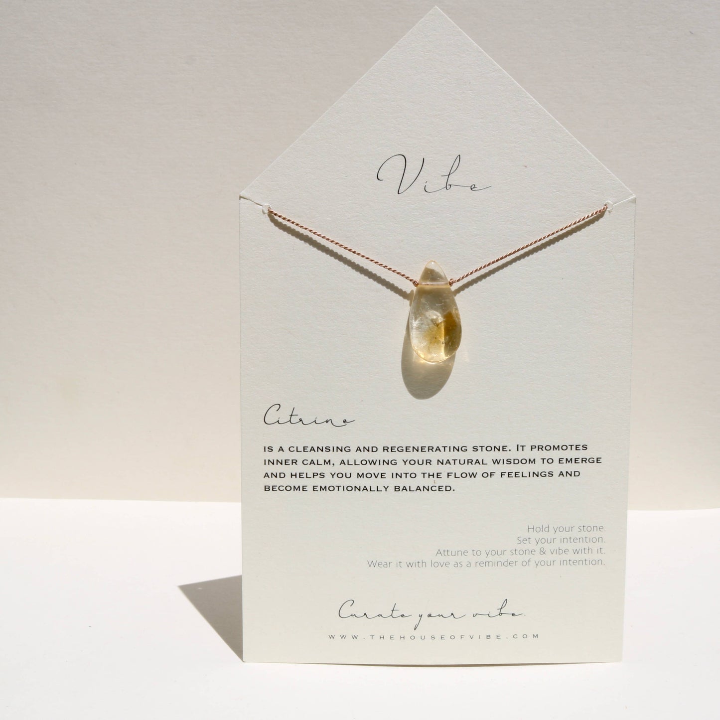 Vibe - VIBE NECKLACE | CITRINE SUNDROP