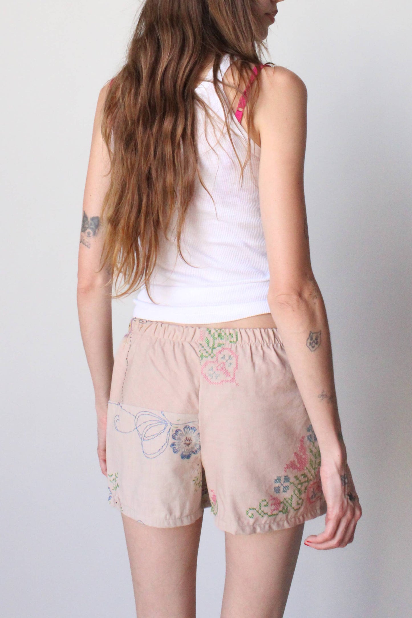 American Recycled Clothing - Embroidered Pieced Short Bundle