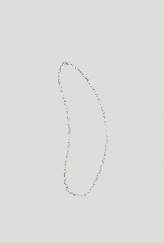 Maslo Jewelry - Paperclip Chain Necklace Sterling Silver