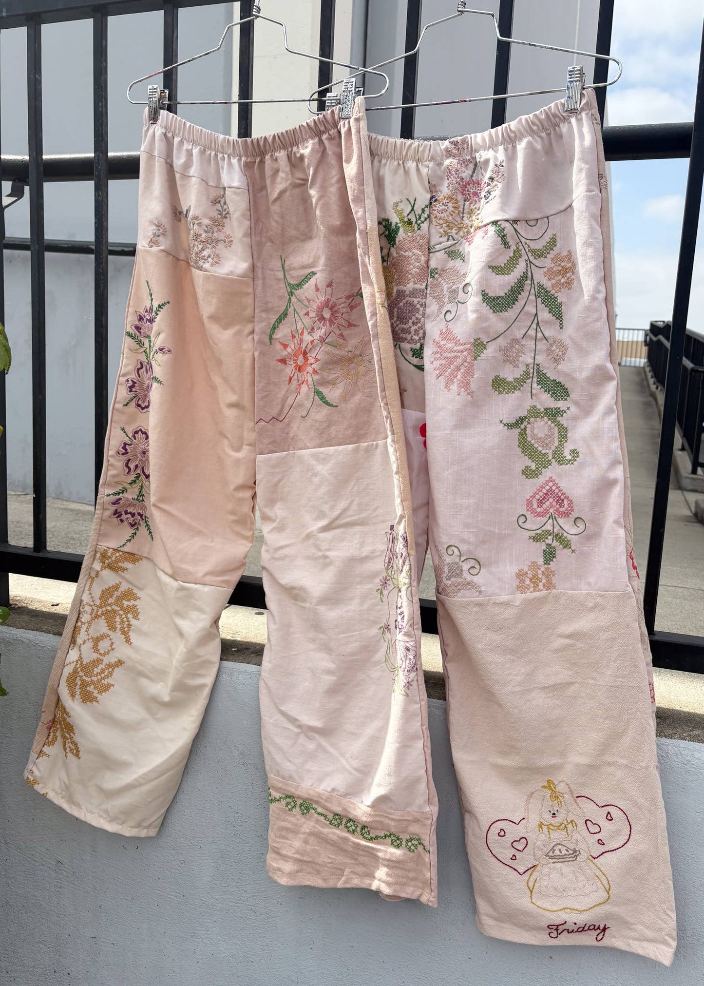 American Recycled Clothing - Embroidered Pieced Pant Bundle