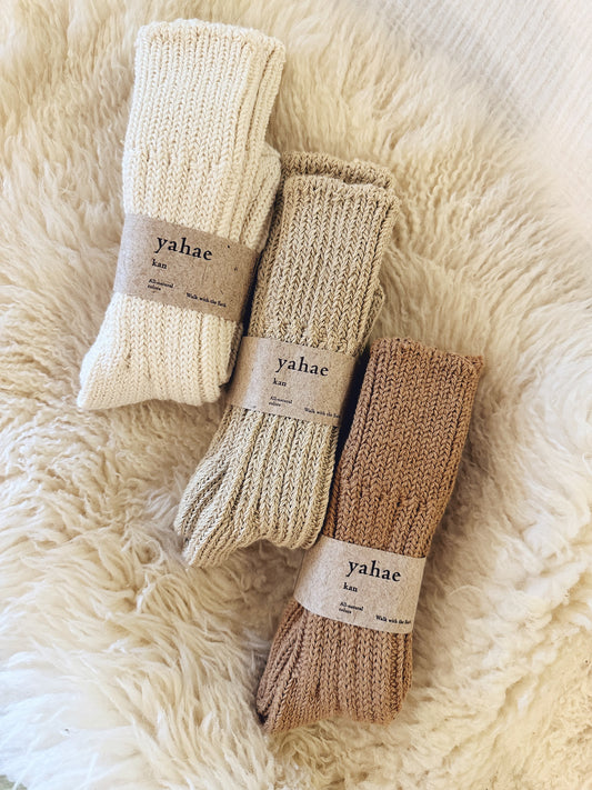Organic Cotton Low Gauge Socks