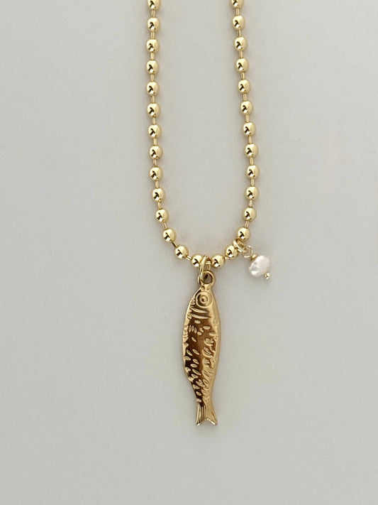 Tramps+Thieves - Perla y Pes Necklace
