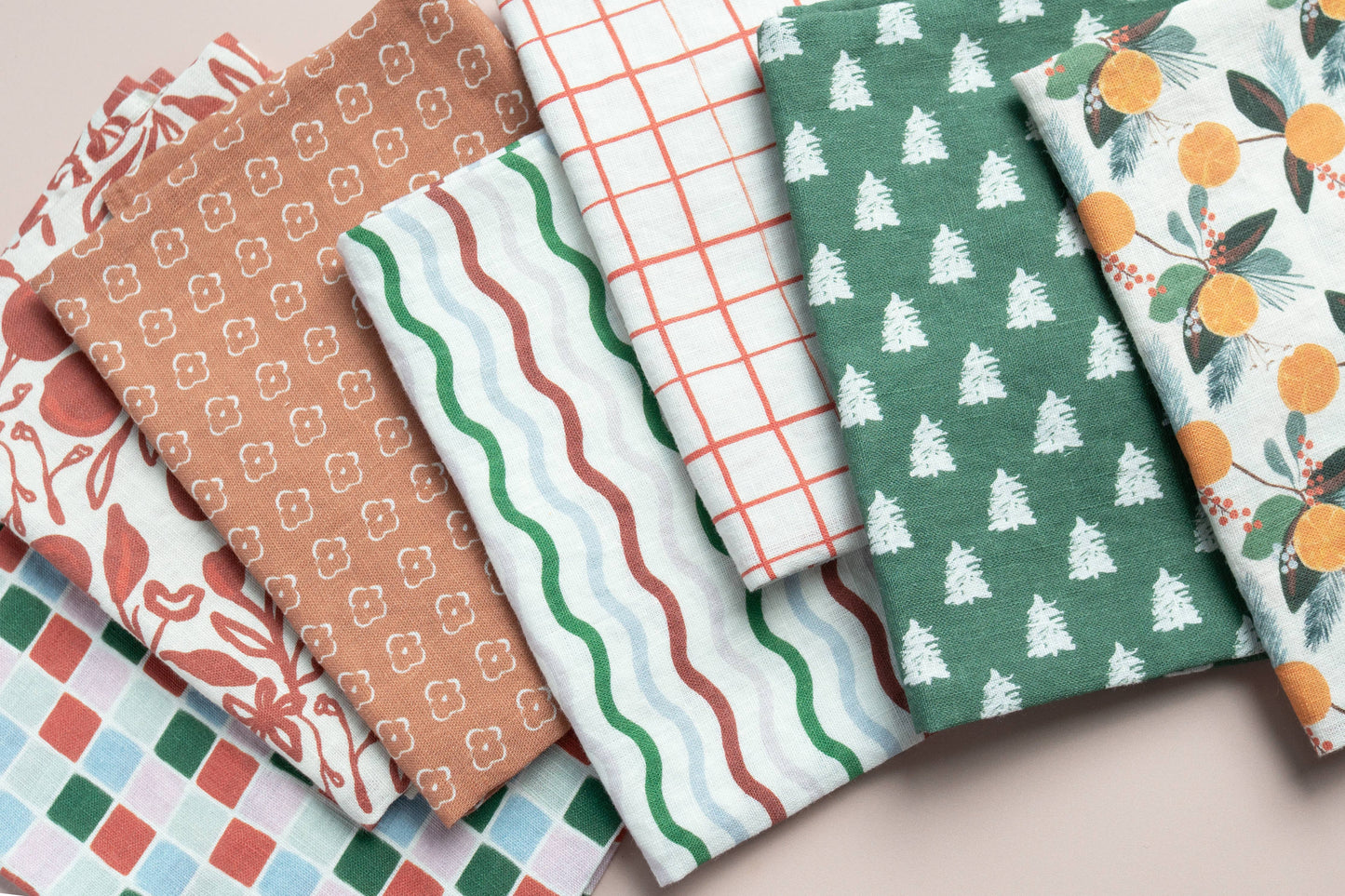 Our Heiday - Elise Sienna Linen Tea Towel