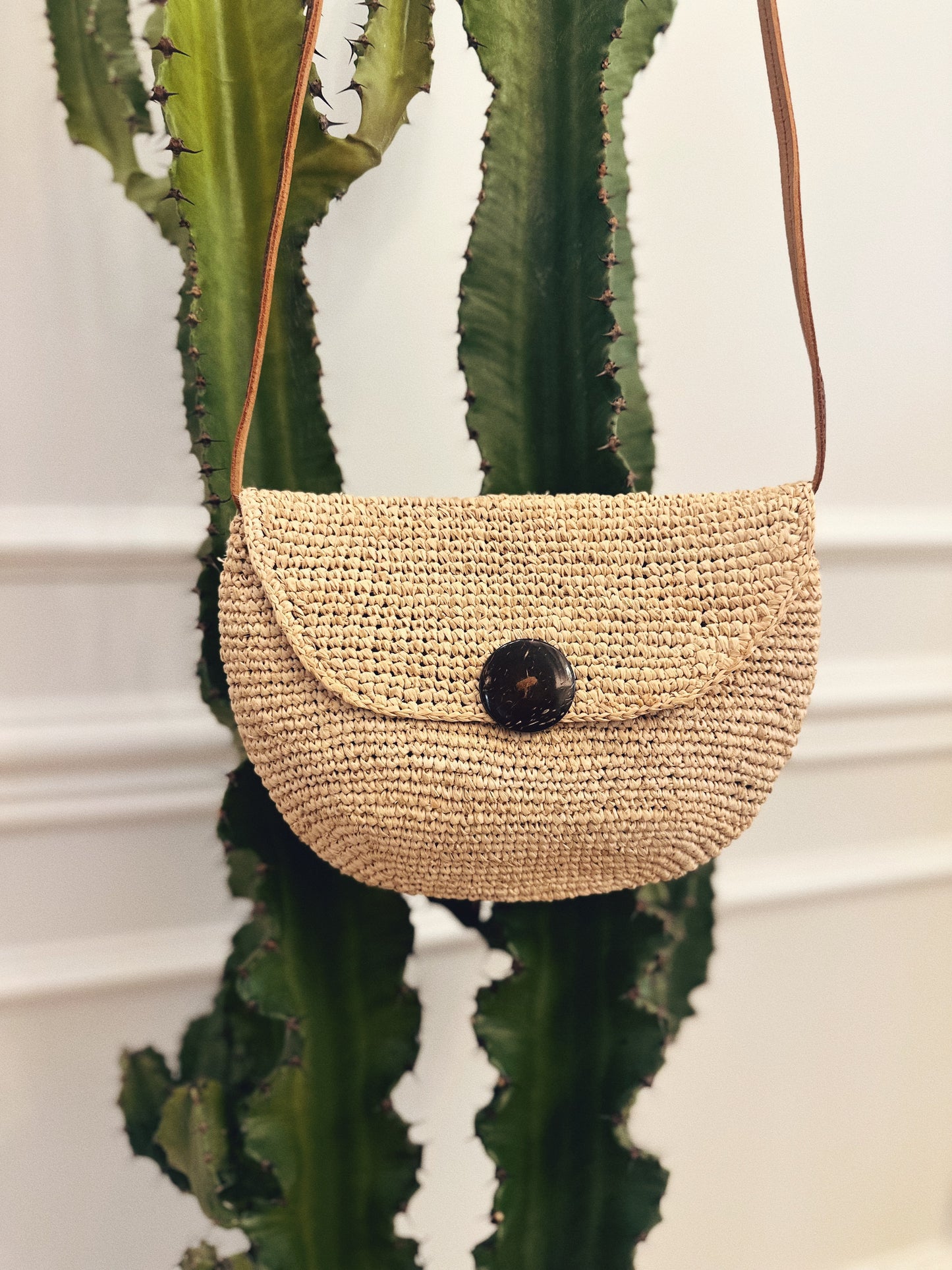 Saint Tropez Raffia Bag in Natural