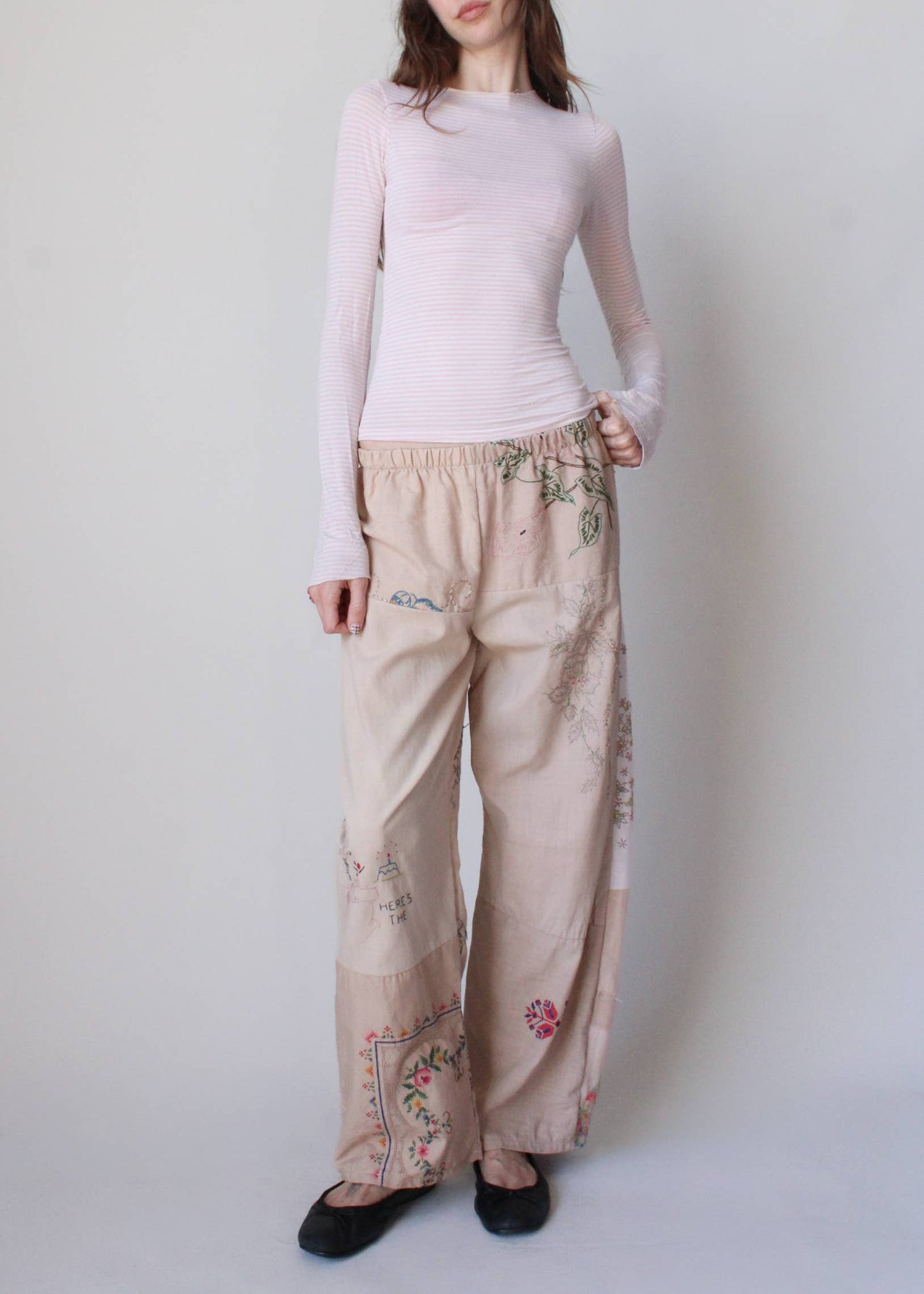 American Recycled Clothing - Embroidered Pieced Pant Bundle