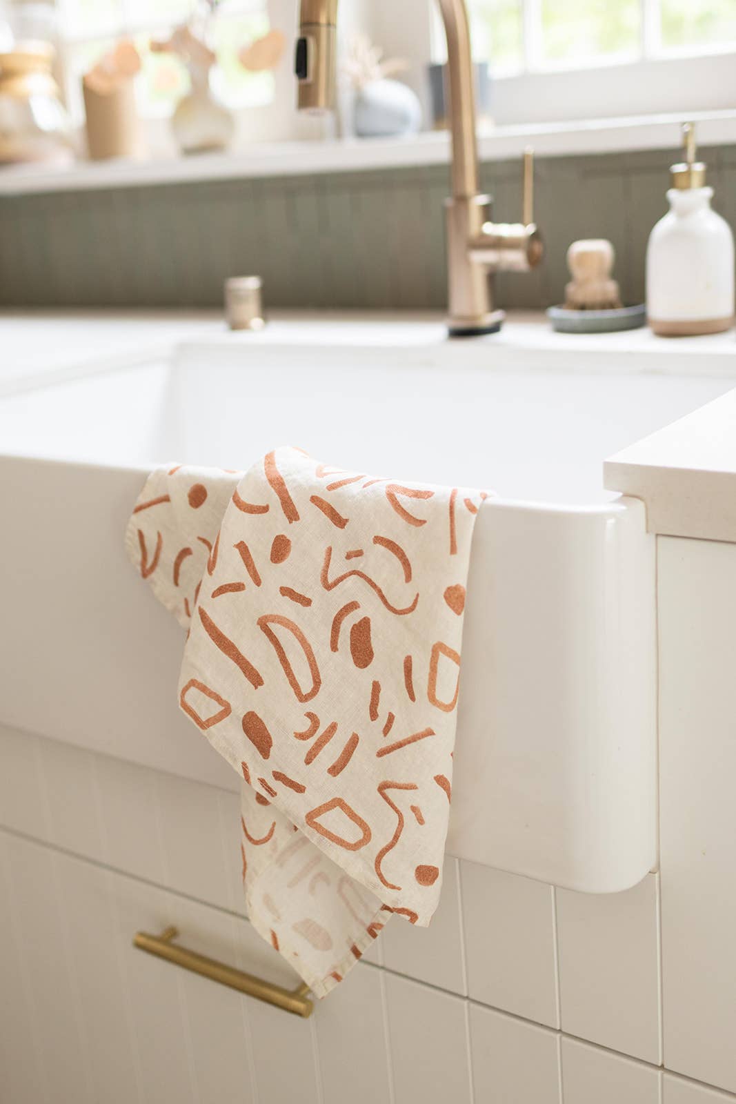 Our Heiday - Everly Clay Linen Tea Towel