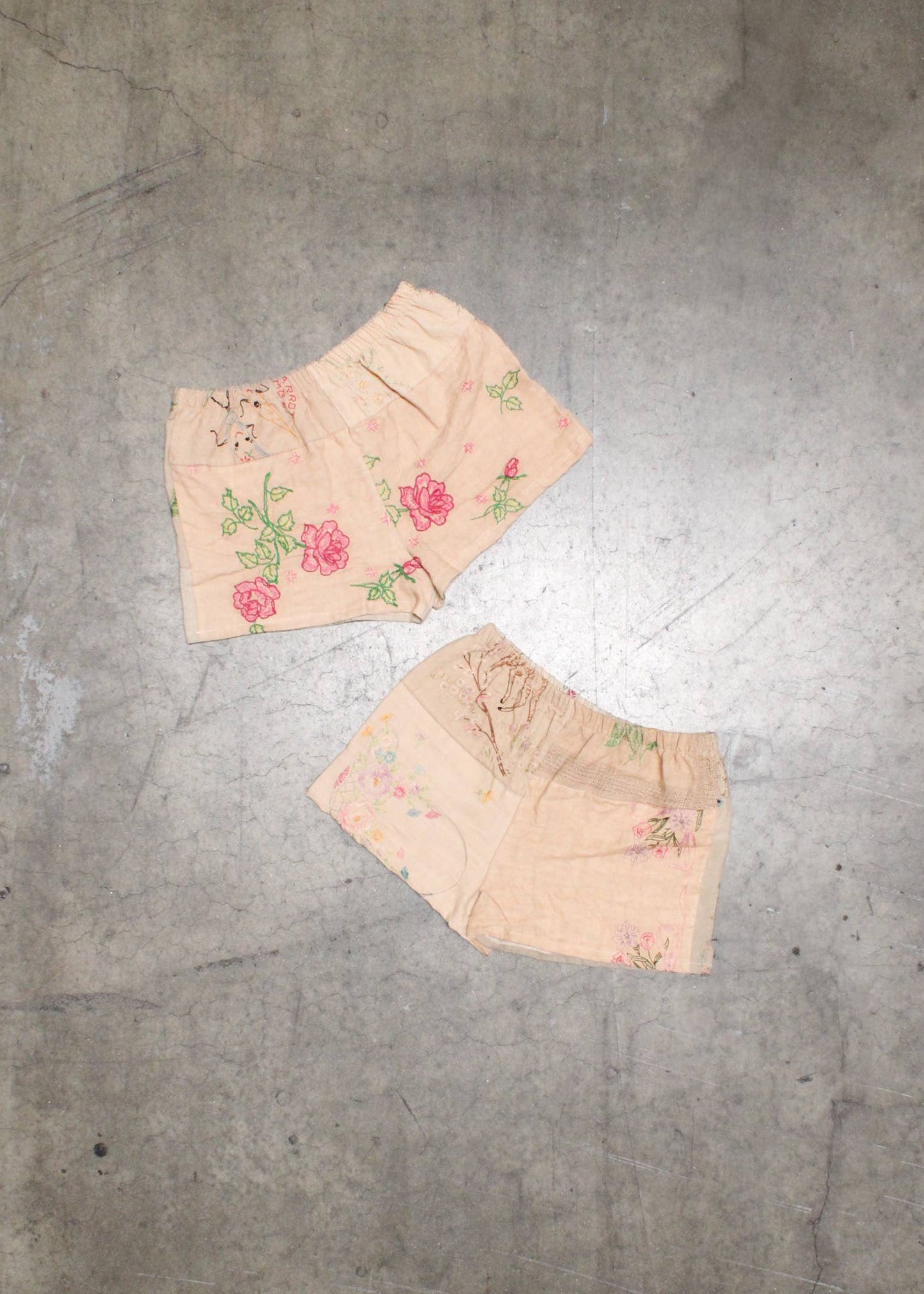American Recycled Clothing - Embroidered Pieced Short Bundle